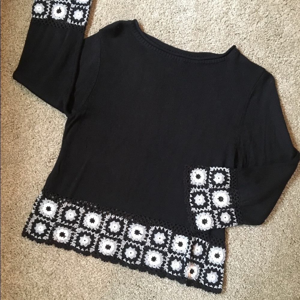 Zsa Zsa Sweater. Black S